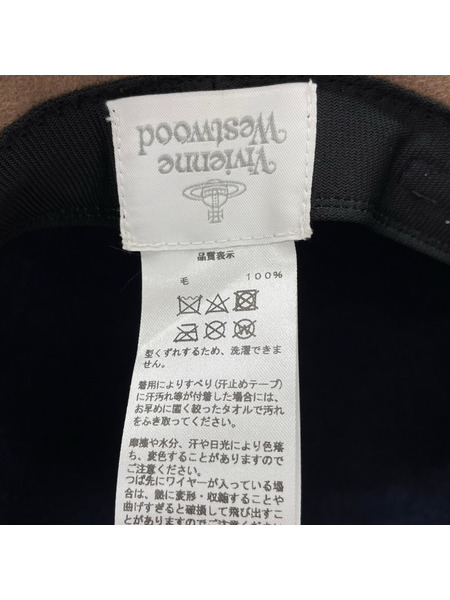 Vivienne Westwood ハット バケットハット BLK×BEG