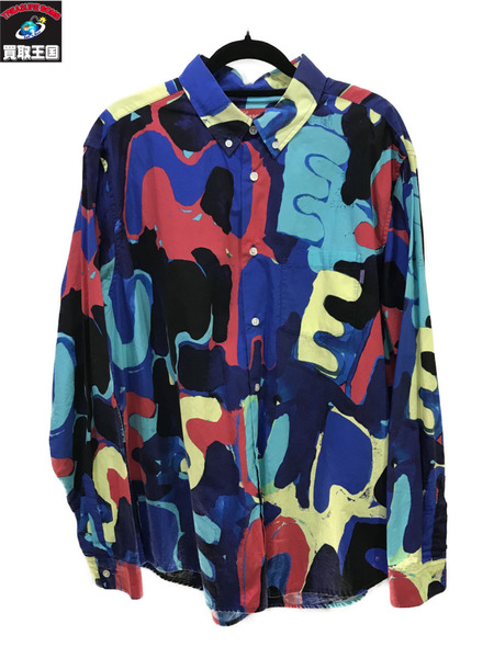 Supreme PAINTED LOGO SHIRT/L/シュプリーム/シャツ