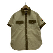 CUSHMAN JERSEY PATROL 25028 S/S シャツ　ブラウン　(M)