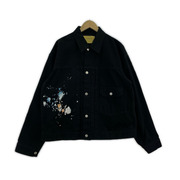 seven by seven PAINT DENIM JACKET (M) 800-3125301 ブラック