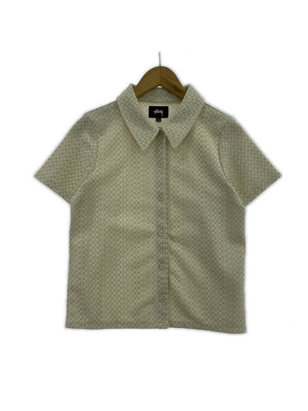 STUSSY 半袖シャツ レギュラーカラー/総柄