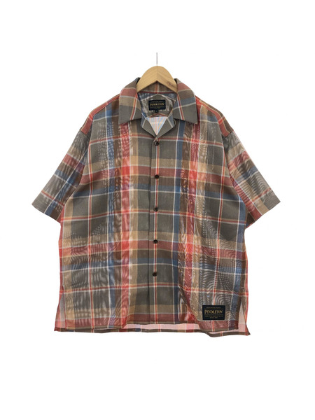 PENDLETON　S/S オープンカラーシャツ ポリエステル （L）[値下]