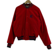 POLO RALPH LAURENUSA製ワンポイント刺繍/ウール/スタジャン/赤/S