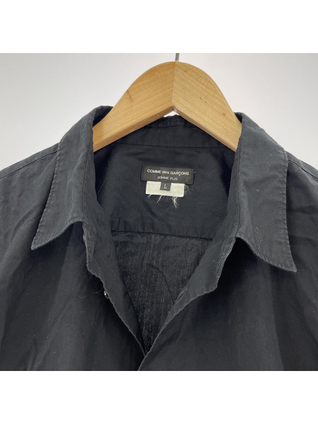 COMME des GARCONS HOMME PLUS BASIC SHIRT L ブラック