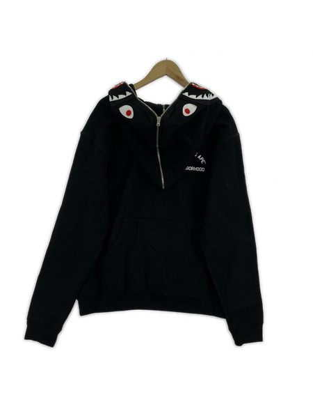 A BATHING APE パーカー NEIGHBORHOOD Two Face Half Zip Hoodie