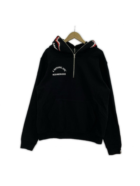 A BATHING APE パーカー NEIGHBORHOOD Two Face Half Zip Hoodie