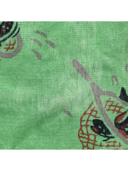 EVISU 半袖シャツ アロハ 釣具 緑 (38)
