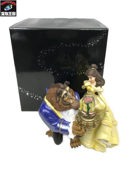 ディズニーストア 美女と野獣 スノーグローブ ライトアップ オルゴール ベル Disney STORE Snow Globe Beauty and the Beast 