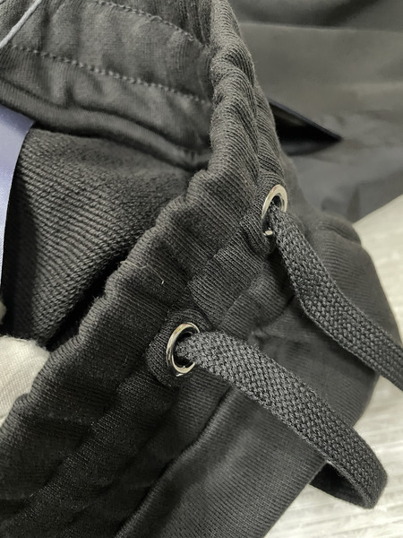 HERNO スウェット×ナイロン スウェットパンツ L ブラック