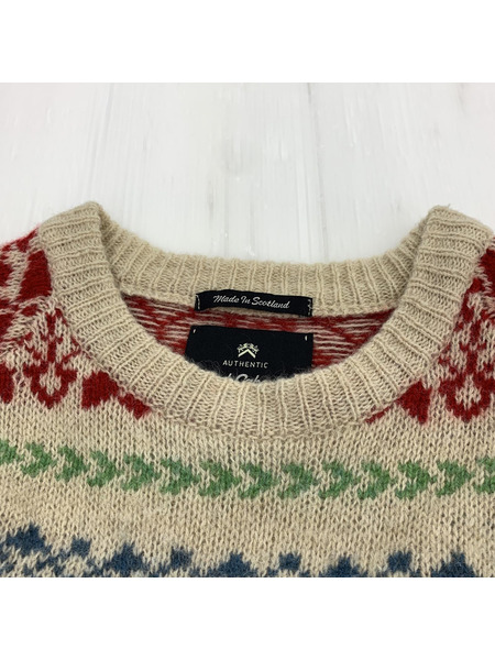 Nigel Cabourn AUTHENTIC LINE ノルディック柄ニット 46[値下]