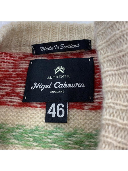 Nigel Cabourn AUTHENTIC LINE ノルディック柄ニット 46[値下]