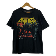 ANTHRAX 80s バンドTee ブラック （L）