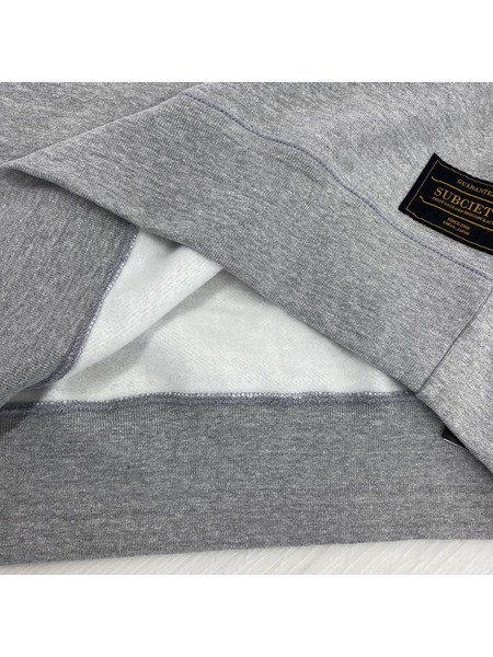 Subciety WAPPEN SWEAT スウェット グレー (L)[値下]