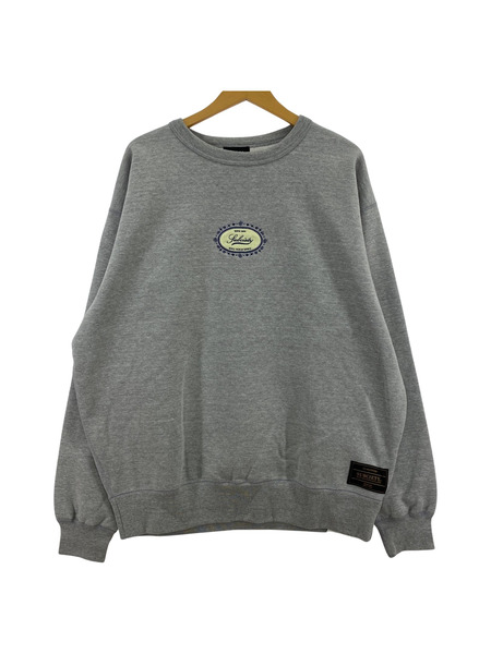 Subciety WAPPEN SWEAT スウェット グレー (L)[値下]