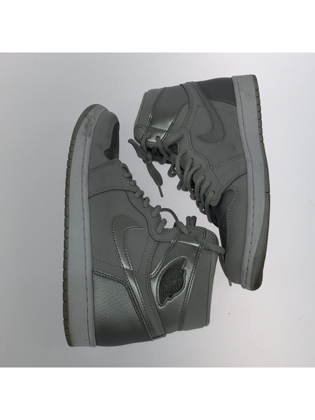 NIKE AIR JORDAN 1 CO JP METALLIC SILVER (27.5)