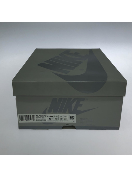 NIKE AIR JORDAN 1 CO JP METALLIC SILVER (27.5)