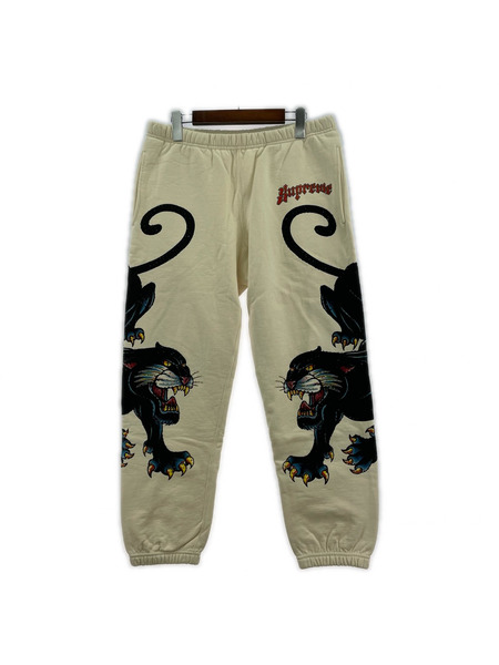 Supreme パンツ 21ss Panther Sweatpant (S) アイボリー