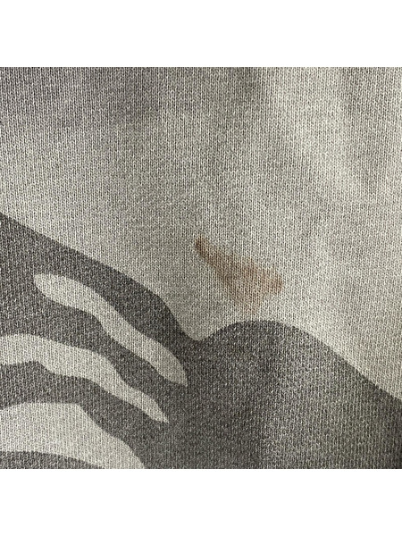 VANSON パーカー(ジップアップ) BONE ZIP UP HOODIE 灰 (XL)