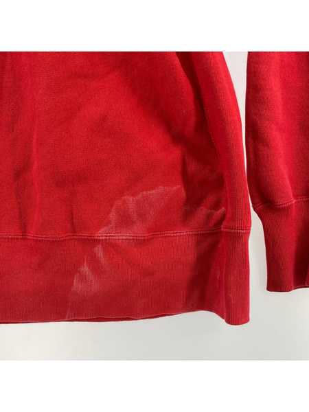 Champion スウェット・トレーナー 80s リバーズウィーブ 青目 (L) 赤