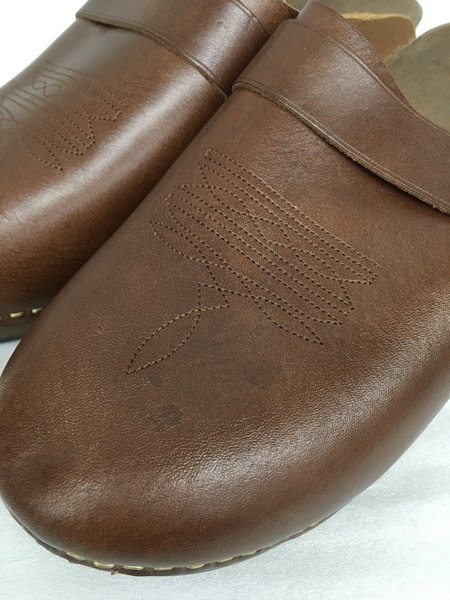 SAINT LAURENT　靴 ステッチサボサンダル/44