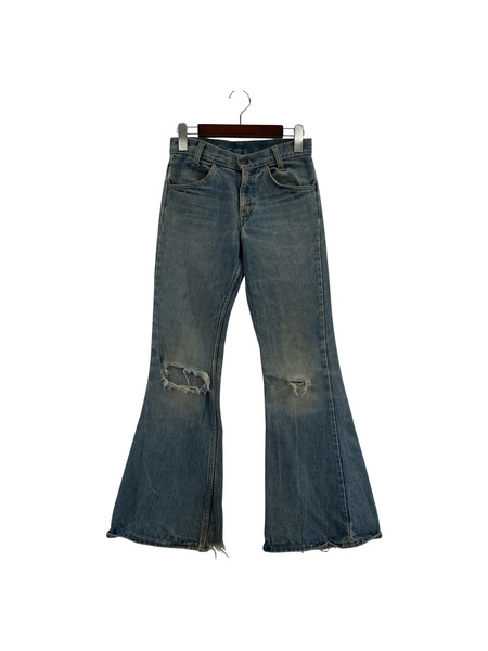 Levi's 70s ボタン裏9 784-0317 ビッグベルデニムパンツ W27