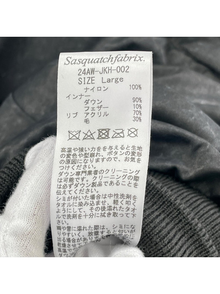 SASQUATCHfabrix. 24AW THREE WAY DOWN FLIGHT JACKET L