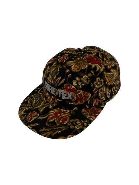 18AW/Supreme/GORE-TEX 6-Panel Flower Print Cap/RED