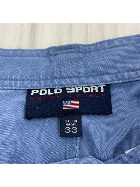 POLO RALPH LAUREN パンツ 90s POLO SPORT スラックス (33) 青[値下]