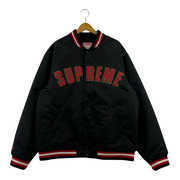 Supreme ブルゾン・ジャンパー Mitchell & Ness Satin Varsity Jacket