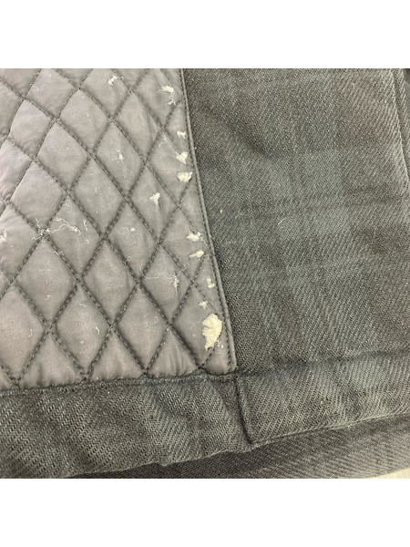 COMME des GARCONS ジャケット HOMME チェック柄ステンカラーコート