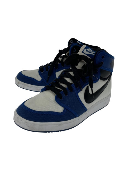 NIKE AIR JORDAN 1 KO HIGH STORM BLUE ハイカットスニーカー 青白 ...