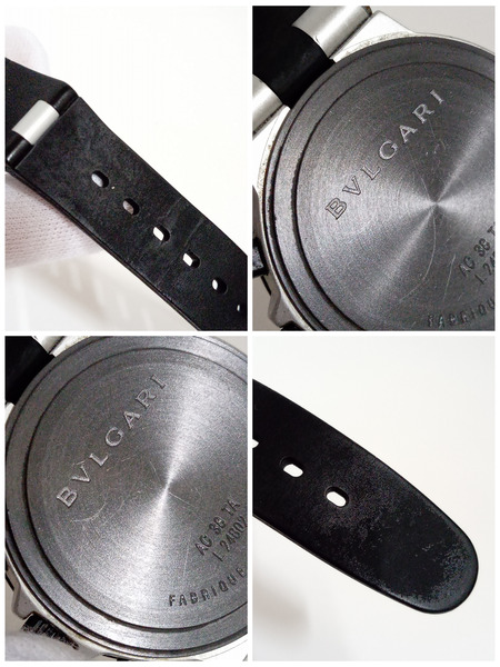 BVLGARI/アルミニウム・クロノグラフ/AC38TA メンズAT