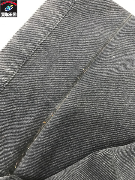 LV Washed denim wide leg jeans（40）