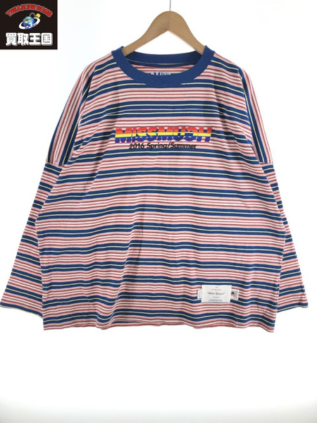 DAIRIKU MISSMUCH L Sボーダーカットソー 2022AW Border Football Tee