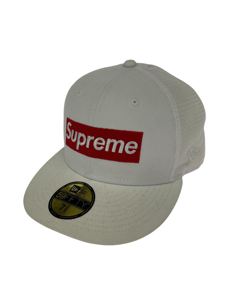 Supreme　24SS Box Logo Mesh Cap white