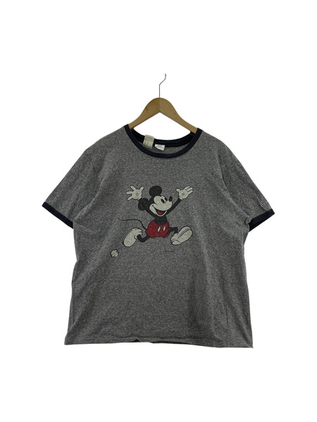 N.HOOLYWOOD×NICK WHITE DISNEY リンガーTee グレー （M）