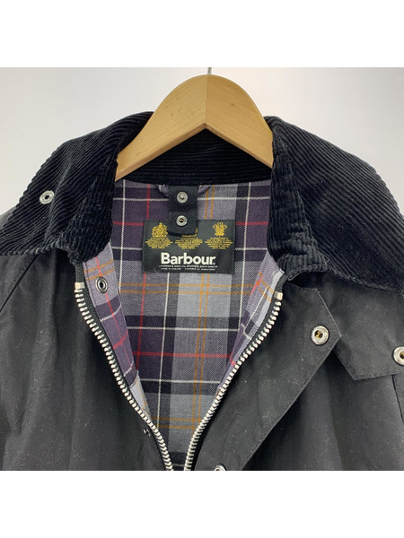 Barbour BEDALE SL オイルドジャケット 38 ブラック