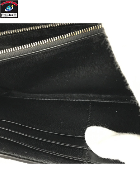 Balenciaga 長財布 アワーグラス 型押し長財布 黒 600189