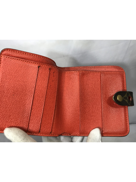 LV コンパクトウォレット LV モノグラム ペルシュ オランジュ M95189
