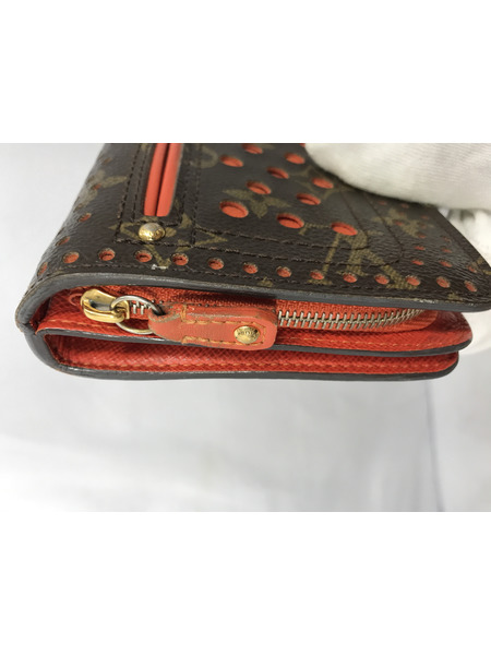LV コンパクトウォレット LV モノグラム ペルシュ オランジュ M95189