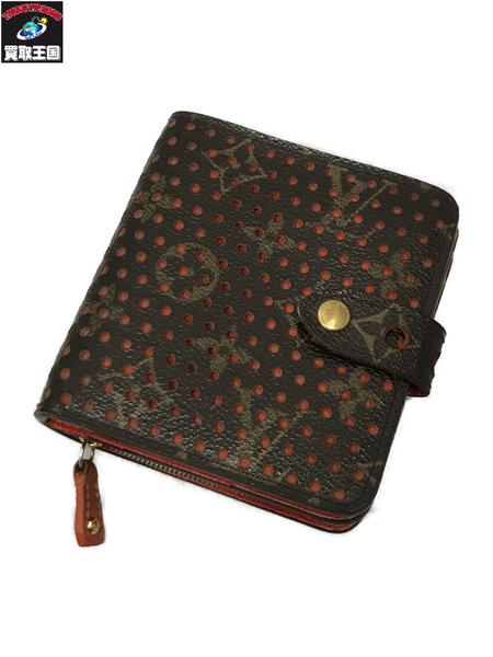 LV コンパクトウォレット LV モノグラム ペルシュ オランジュ M95189