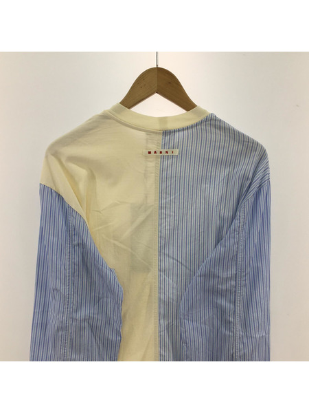 MARNI 長袖Tシャツ・カットソー 20AW 切リ替エ LSTEE 42 ベージュ