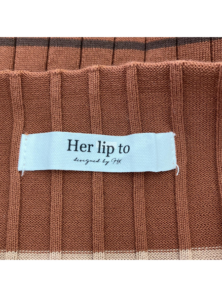 Her lip to ノースリーブワンピース S