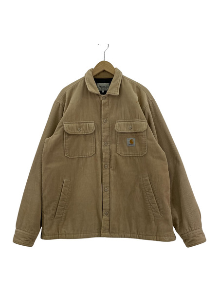 Carhartt WHITSOME SHIRT JAC L/Sコーデュロイシャツ BEG (L)