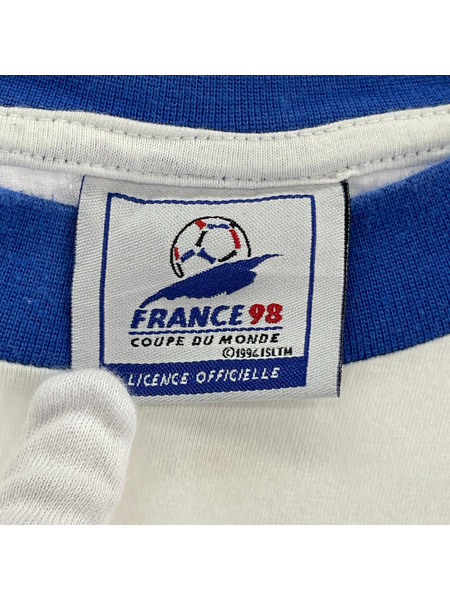 adidas 半袖Tシャツ・カットソー 98年フランスW杯 リンガーTee(L)