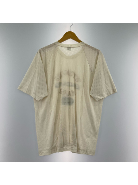 70s champion mesh tee ベージュ (XL)