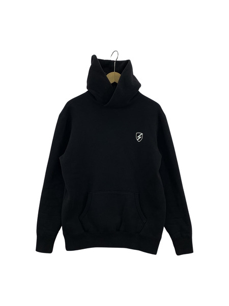 RATS BLOT CROSS NECK HODDIE/ブラック/S