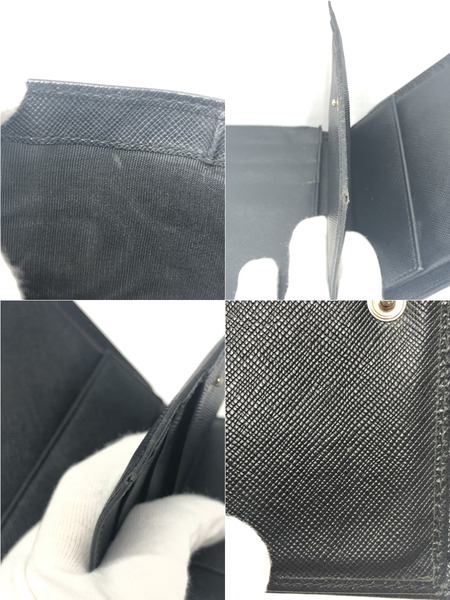PRADA M668A サフィアーノ 二つ折り財布 コンパクトウォレット