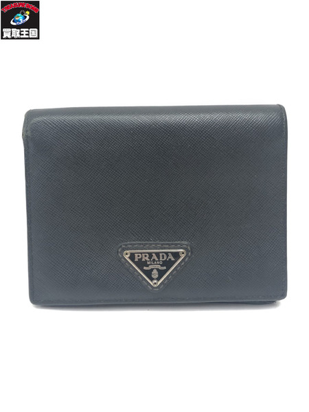 PRADA M668A サフィアーノ 二つ折り財布 コンパクトウォレット