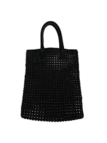 COMME des GARCONS トートバッグ ヤギ革 メッシュトートバッグ 黒[値下]
